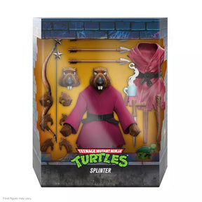 Super7 TMNT ULTIMATES! Splinter (Flocked) - 7" Scale Action Figure