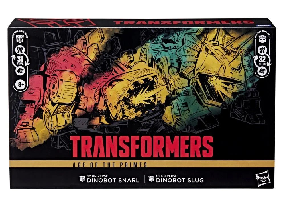 Transformers: Age of the Primes (G2 Universe) - Dinobot Slug and Snarl - 2 Pack - Hasbro