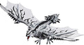 Transformers (Takara Tomy): Monster Hunter Silver Rathalos Prime - Action Figure - Hasbro