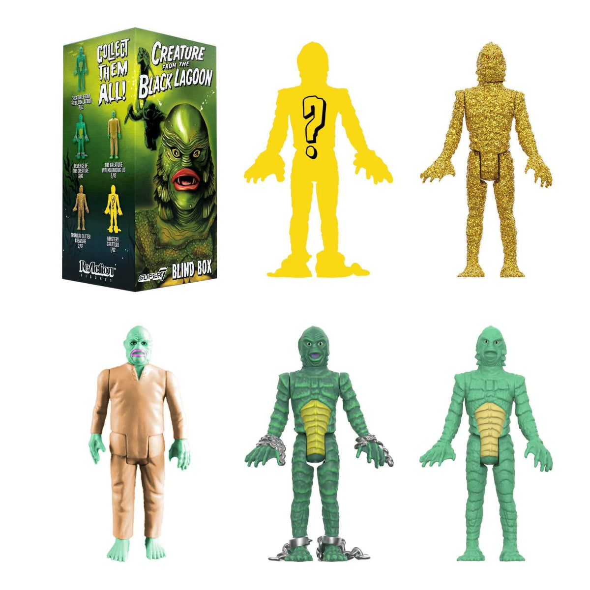 Universal Monsters: Creature from the Black Lagoon - 3.75" Blind Box Figure - Super7