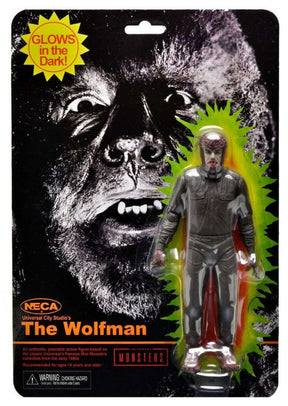 Universal Monsters: The Wolfman Retro GITD - 7" Scale Action Figure - The Last Toy Store