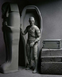 Universal Monsters: Ultimate Mummy (Black and White) - 7” Scale Action Figure - The Last Toy Store