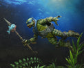 Universal Monsters x TMNT: Ultimate Leonardo as the Creature - 7" Scale Figure - The Last Toy Store