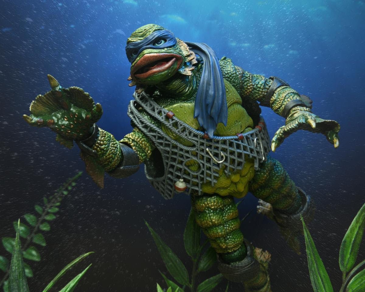 Universal Monsters x TMNT: Ultimate Leonardo as the Creature - 7" Scale Figure - The Last Toy Store