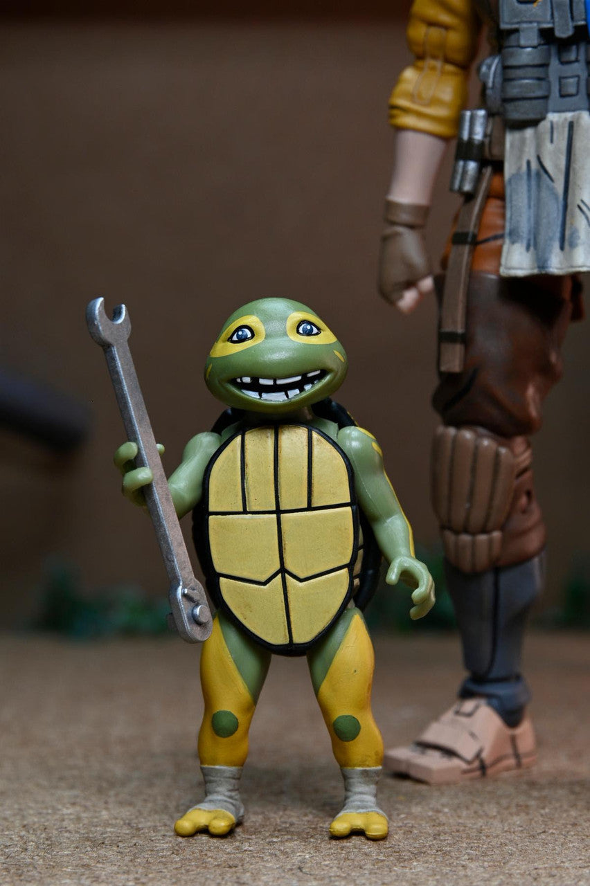 TMNT The Last Ronin (The Lost Years): Grammy April with Baby Yi & Moja - 7" Scale Figures