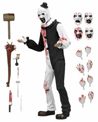 Terrifier 2: Ultimate Blood Spattered Art the Clown - 7" Scale Figure