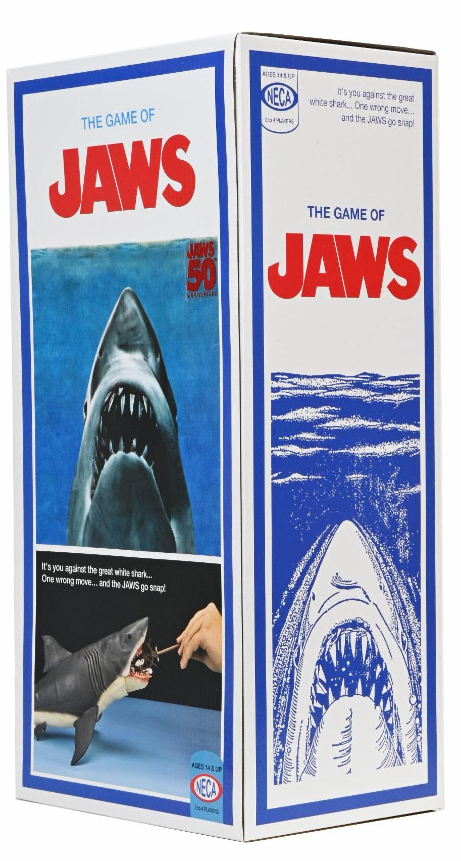 The Game of Jaws - 50th Anniversary Game and 12" Bruce the Shark