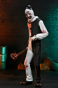 Terrifier 2: Ultimate Blood Spattered Art the Clown - 7" Scale Figure