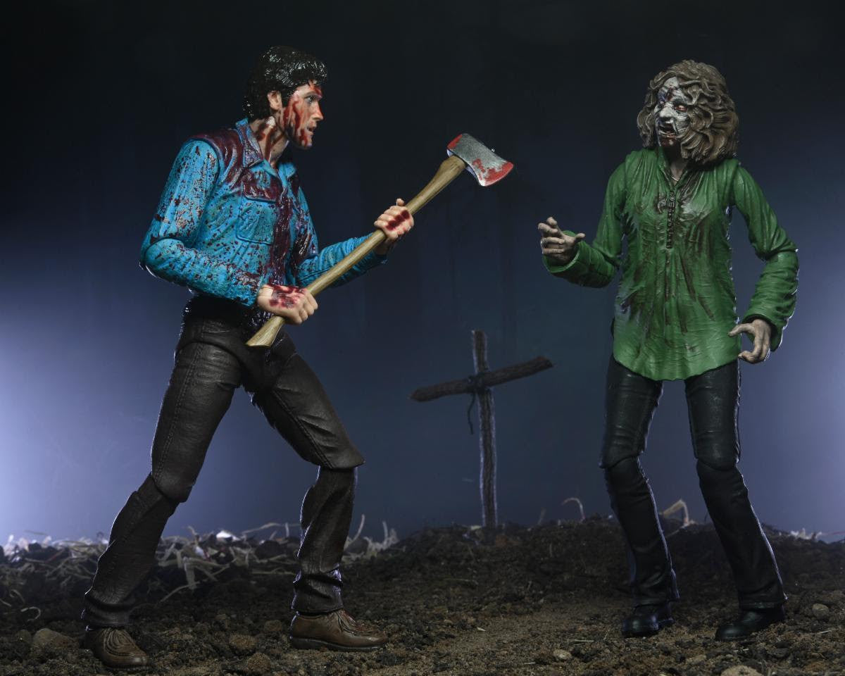 Evil Dead Ultimate Bloody Ash and Cheryl Williams 2 Pack - 7" Scale Figures