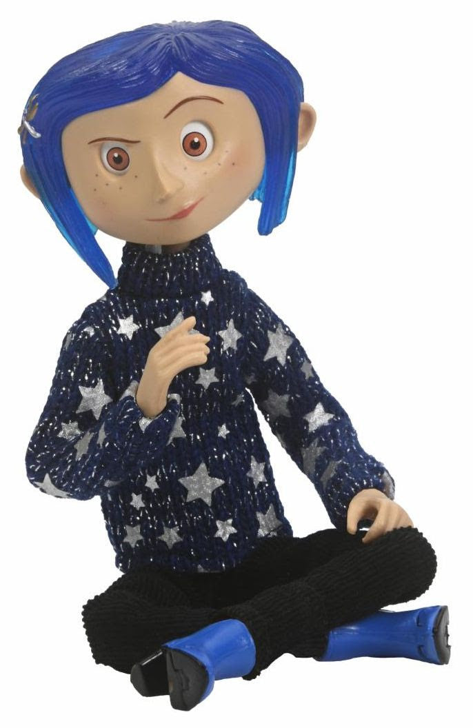 NECA Coraline: Coraline in Star Sweater (Plastic Armature) - 7" Articulated Figure