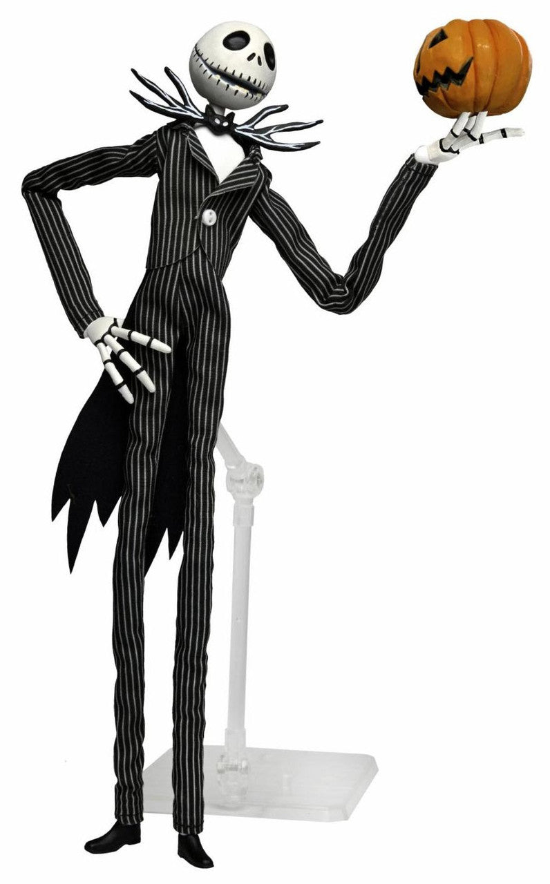 The Nightmare Before Christmas: Jack Skellington with Pumpkin - Clothed Articulated Figure