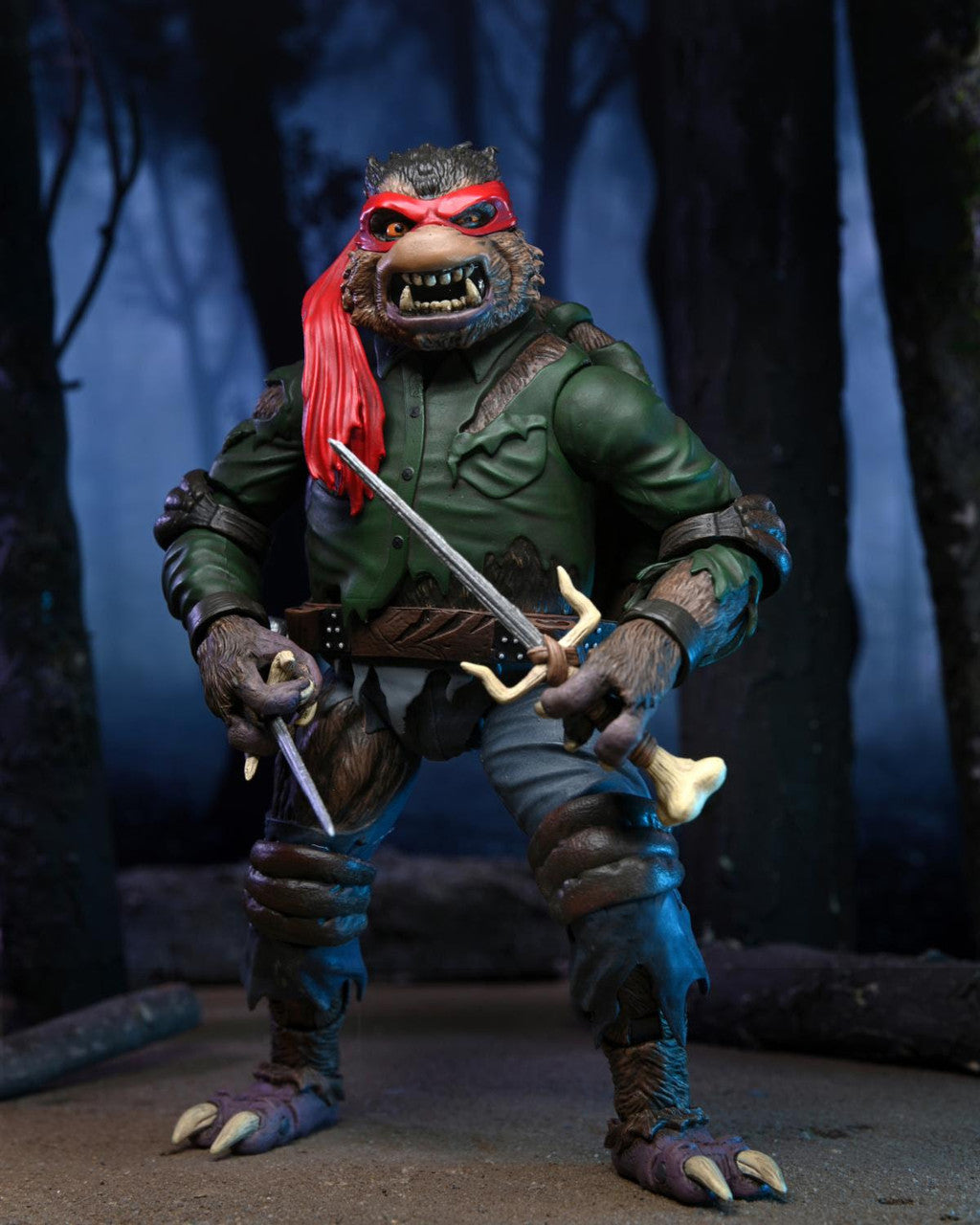 Universal Monsters x TMNT: Ultimate Raphael as the Wolfman - 7" Scale Figure