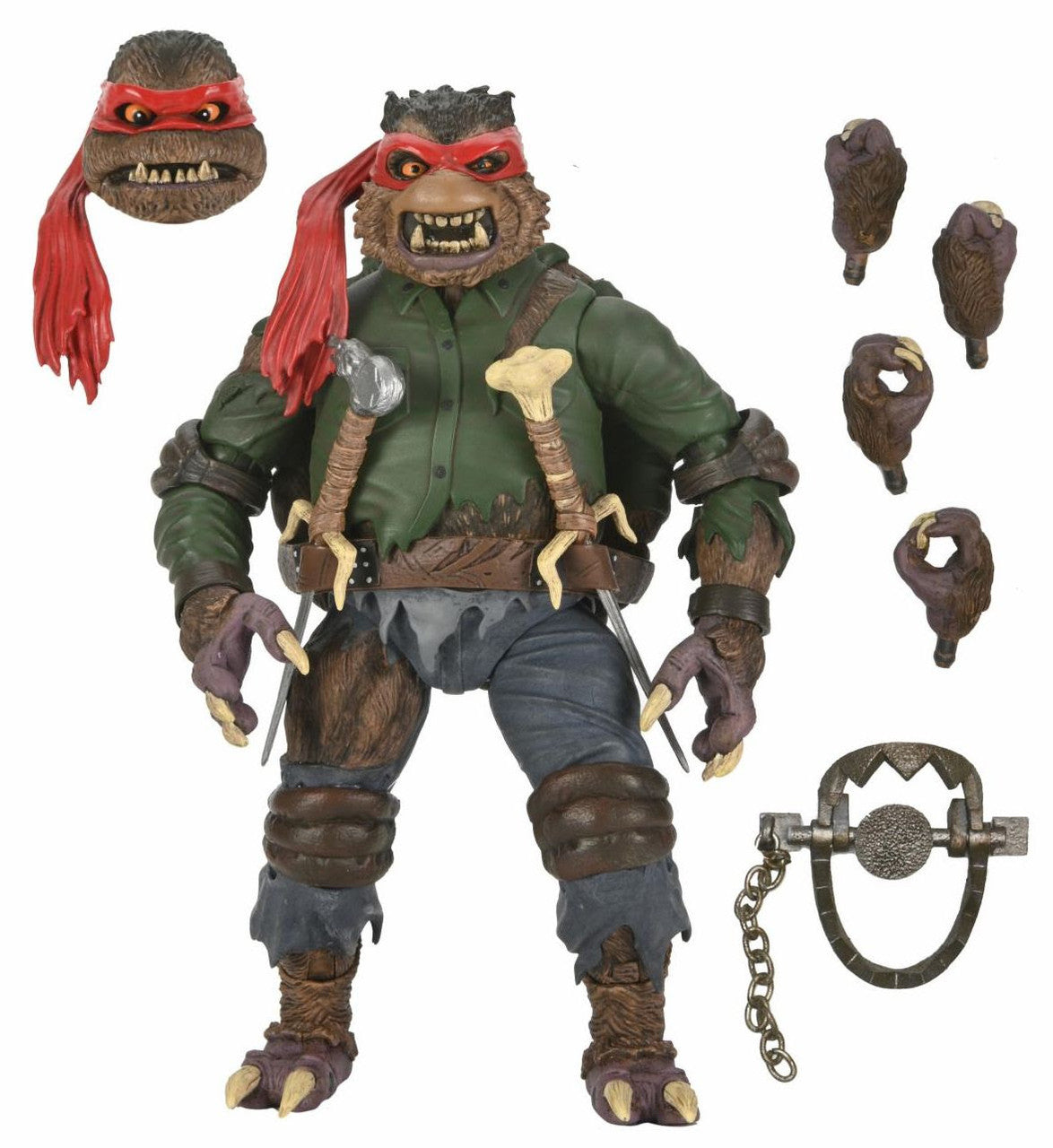 Universal Monsters x TMNT: Ultimate Raphael as the Wolfman - 7" Scale Figure