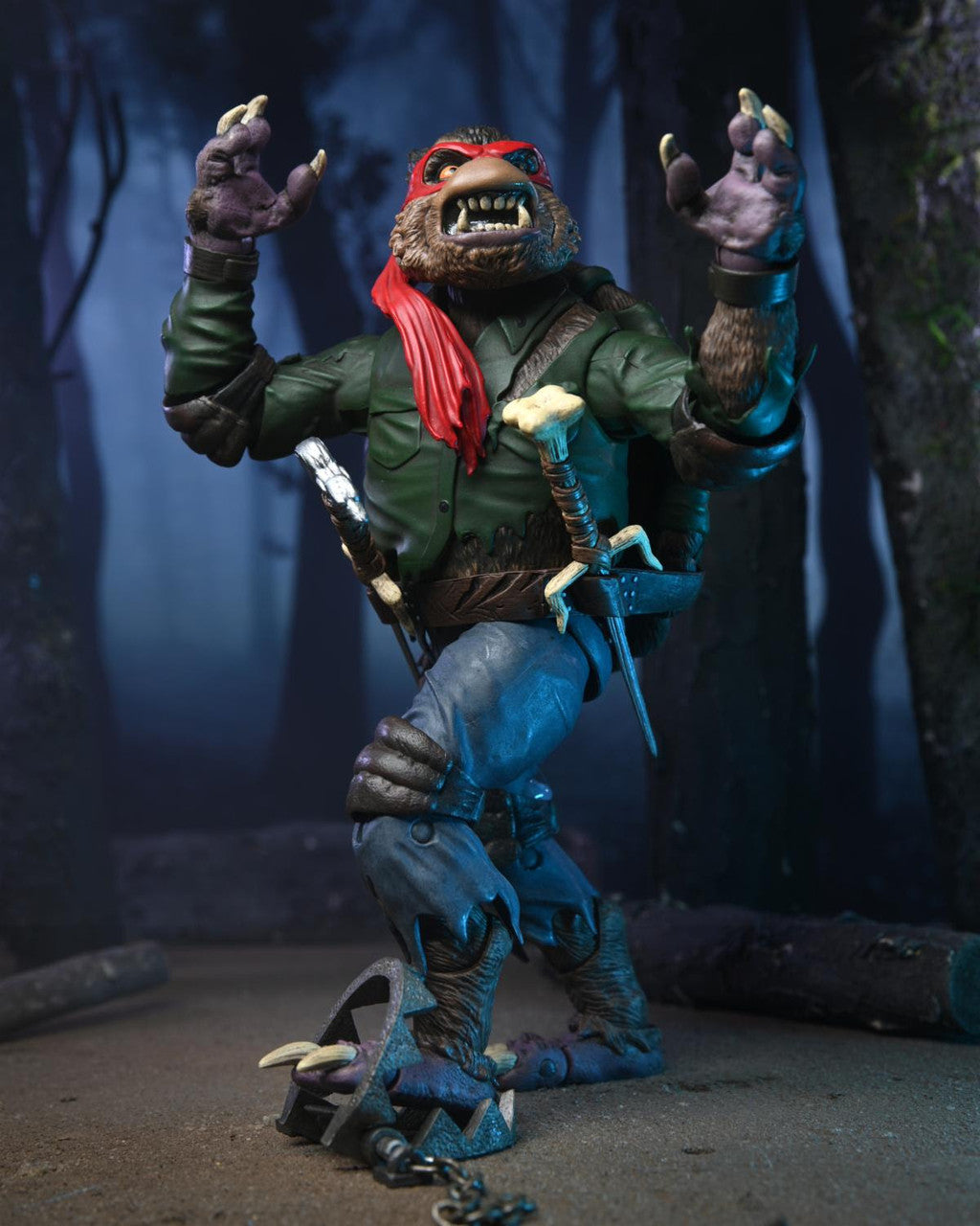 Universal Monsters x TMNT: Ultimate Raphael as the Wolfman - 7" Scale Figure