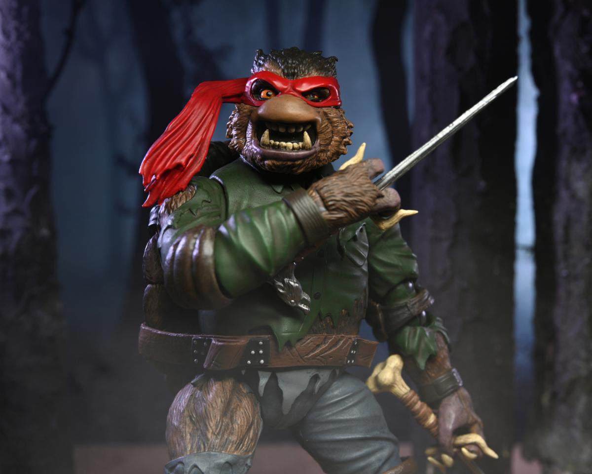 Universal Monsters x TMNT: Ultimate Raphael as the Wolfman - 7" Scale Figure