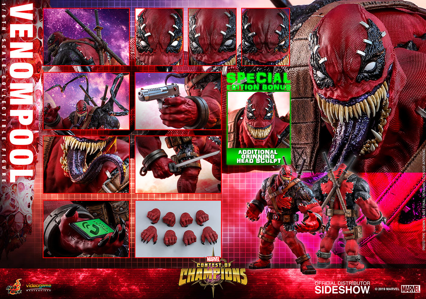 Venompool VGM 35 - 1/6 Scale Sideshow Exclusive Figure