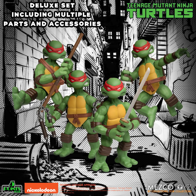 Mezco Toyz TMNT - 5 Points Deluxe Box Set