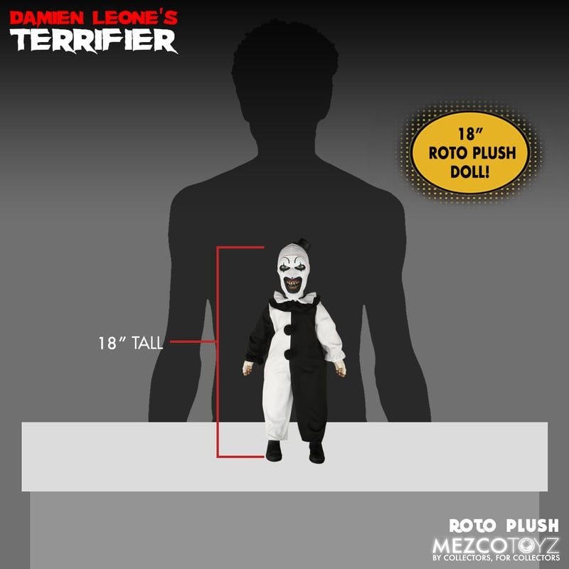 Terrifier: Art the Clown - MDS 18" Roto Plush