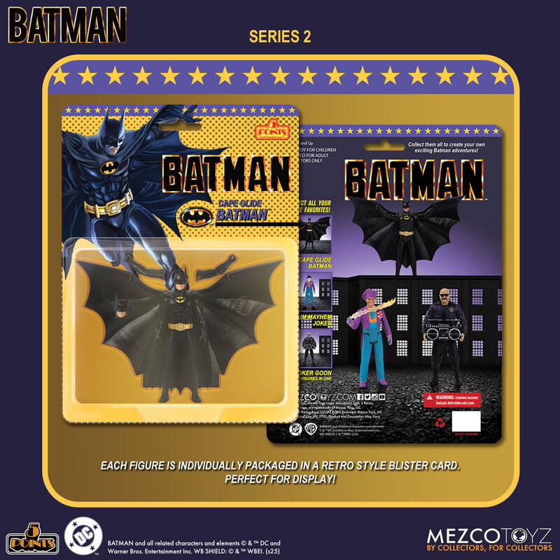 Batman (1989) Series 2 - 5 Points Action Figures Set of 3